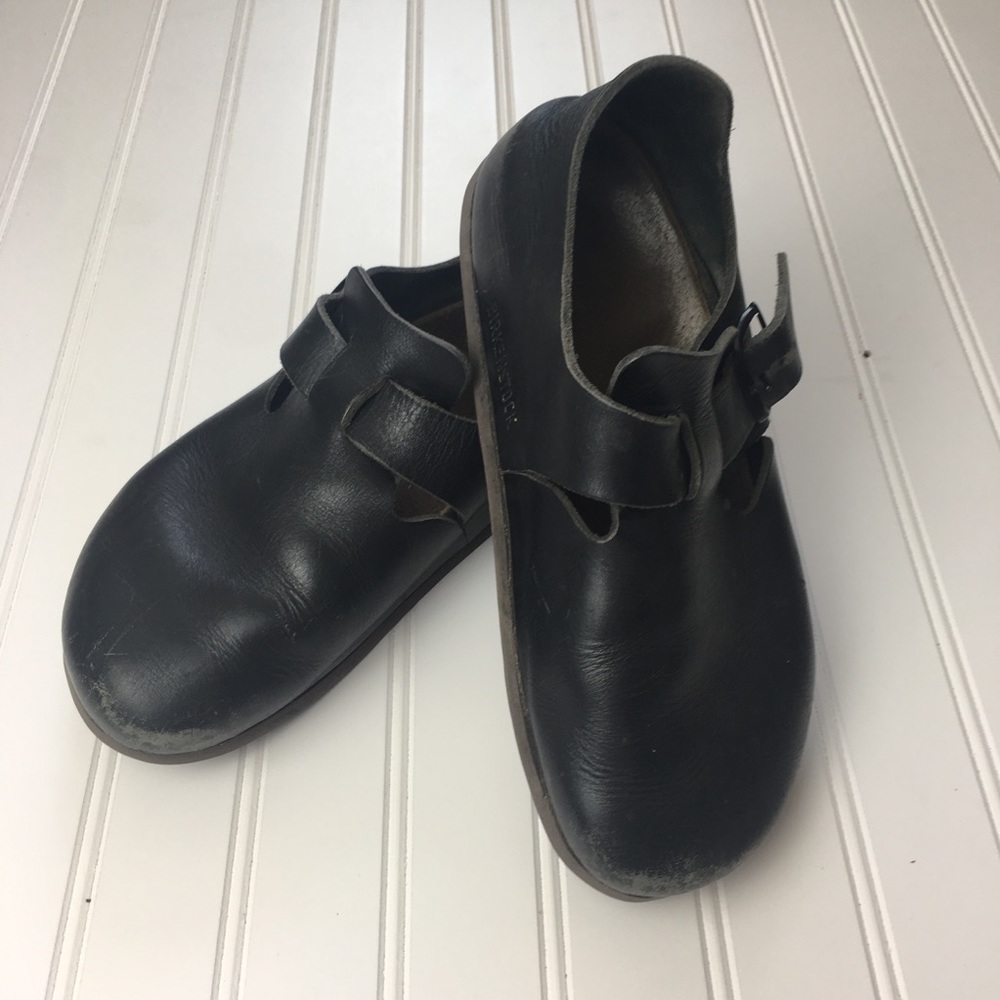 Birkenstock London Clog Black Leather